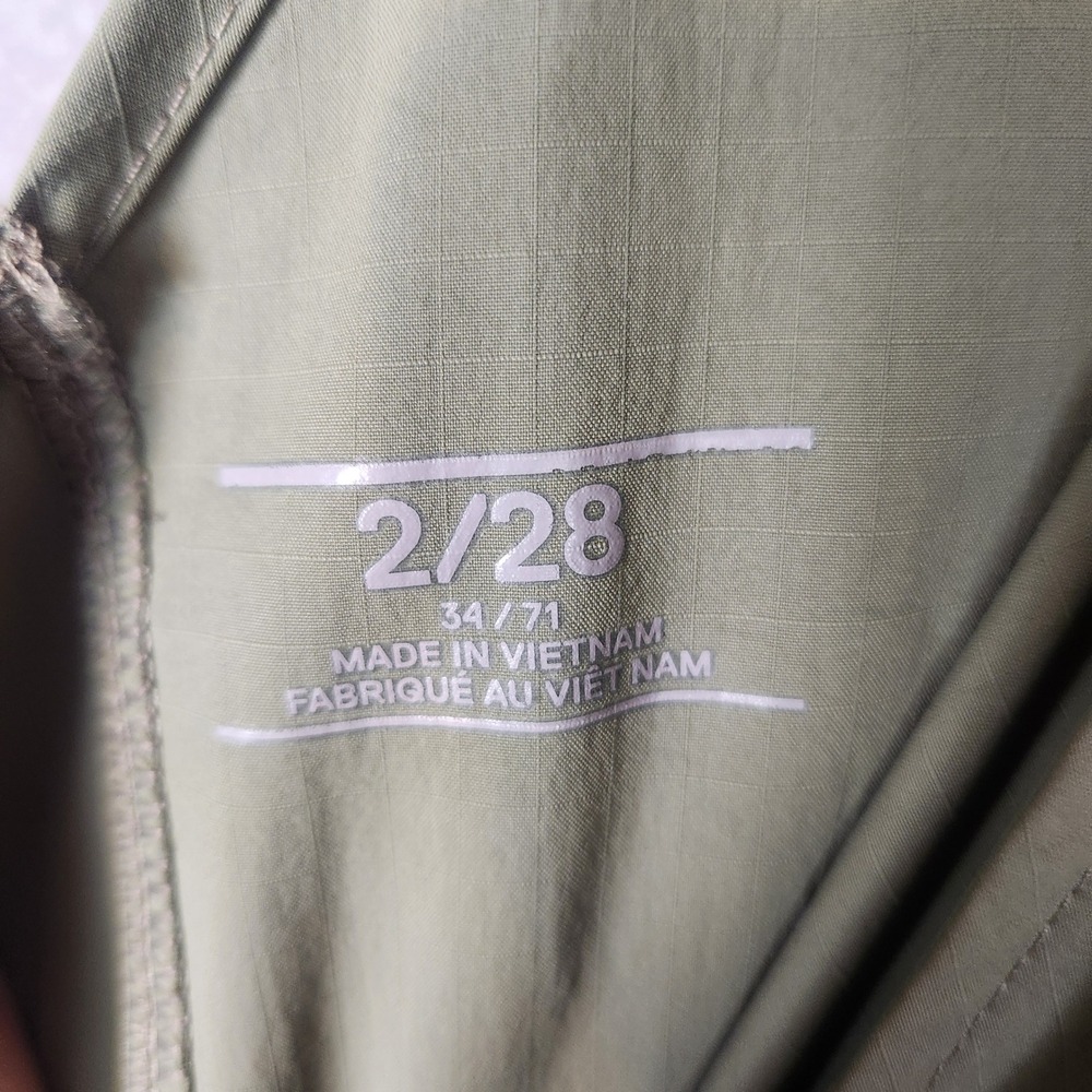 Mountain Hardwear Jumpsuit Women's 2 Sage Green Ripstop Pockets Outdoor Hiking - Picture 10 of 12